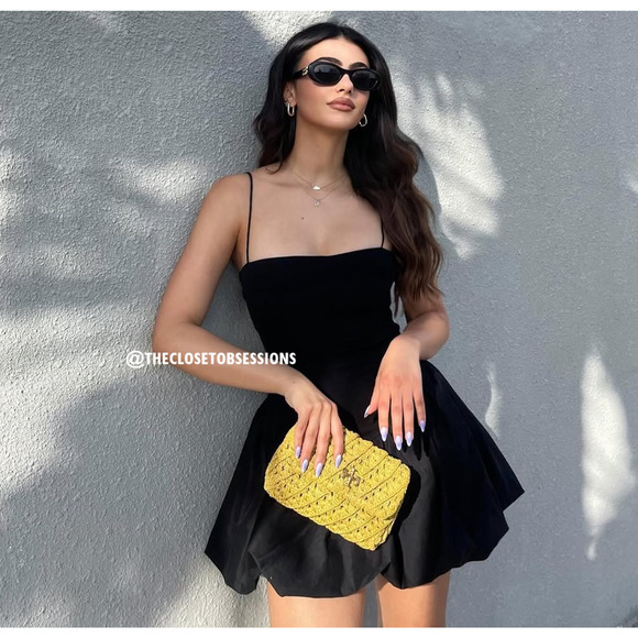 ZARA BLOGGER FAVE!!! Fitted Mini Dress NWT - Picture 1 of 16